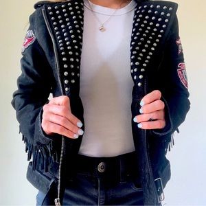 Affliction limited addition leather jacket